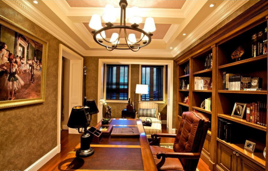 美式风格书房家具怎么选择?选对家居让书房更上一个档次!