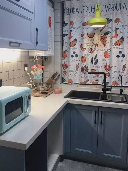 开放式厨房水槽装修效果图，厨房水槽选择哪一种安装方式好?